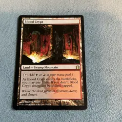 MTG- Blood Crypt- Return to Ravnica- LP - MAGIC CARD - Image 1
