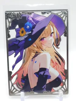 Goddess Story - Silver Metal Waifu Card - Kitagawa Marin - NUMBERED 188/200 - Image 1