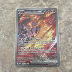 Team Rockets Moltres EX Destined Rivals 229/182 Secret Art Rare Card - Image 1
