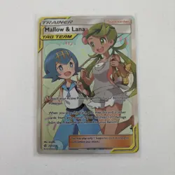 Pokemon TCG Mallow & Lana Trainer Tag Team Cosmic Eclipse Card 231/236 - Image 1