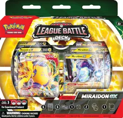 60 Card TCG Miraidon ex League Battle Deck - Includes Storage Box & Code Card - Image 5