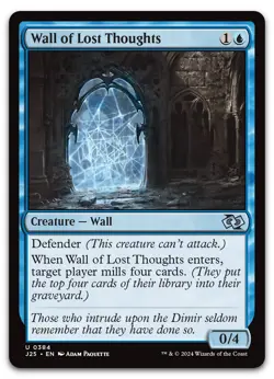 Wall of Lost Thoughts #384 (NM) Foundations Jumpstart J25 Magic MTG - Image 1