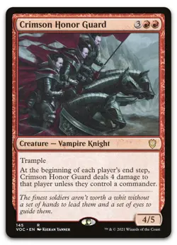 Crimson Honor Guard #145 (NM) Crimson Vow VOC Magic MTG - Image 1