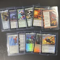 MTG Spider-Man Lot (13 Cards) - Venom, Carnage, Green Goblin, Miles Morales - Image 1