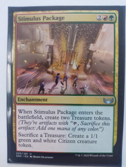 Stimulus Package Magic The Gathering Streets Of New Capenna 225 Enchantment MTG - Image 1