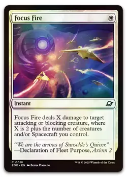 Focus Fire #18 (Foil) (NM) Edge of Eternities EOE Magic MTG - Image 1