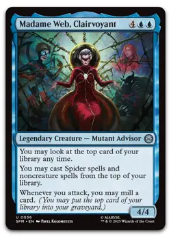 Madame Web, Clairvoyant #36 (NM) Spider-Man SPM Magic MTG - Image 1