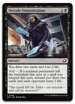 Decode Transmissions #94 (NM) Edge of Eternities EOE Magic MTG - Image 1