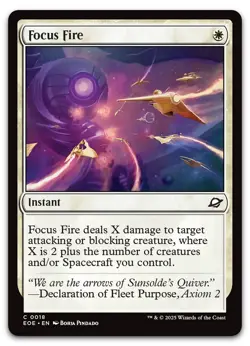 Focus Fire #18 (NM) Edge of Eternities EOE Magic MTG - Image 1