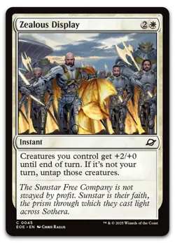 Zealous Display #45 (NM) Edge of Eternities EOE Magic MTG - Image 1