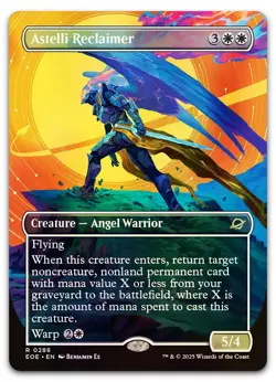 Astelli Reclaimer (Borderless) #288 (Foil) (NM) Edge of Eternities EOE Magic MTG - Image 1