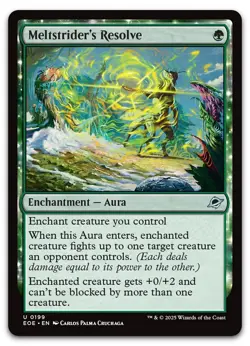 Meltstrider's Resolve #199 (NM) Edge of Eternities EOE Magic MTG - Image 1