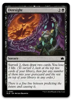 Diresight #91 (NM) Bloomburrow BLB Magic MTG - Image 1