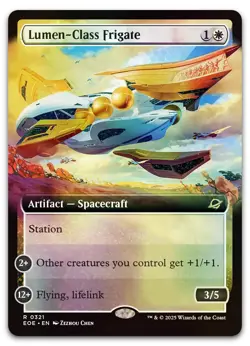 Lumen-Class Frigate (Extended Art) #321 (Foil) NM Edge of Eternities Magic MTG - Image 1