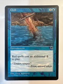 2 X Chill Uncommon Tempest MTG LP - Image 2