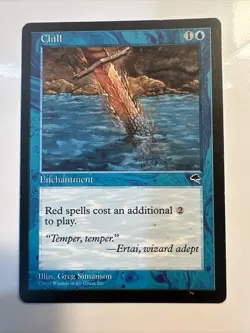 2 X Chill Uncommon Tempest MTG LP - Image 4