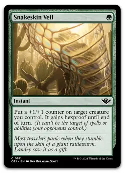 Snakeskin Veil #181 (NM) Thunder Junction OTJ Magic MTG - Image 1