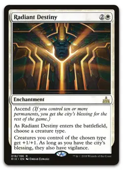 Radiant Destiny #18 (NM) Rivals of Ixalan RIX Magic MTG - Image 1