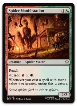Spider Manifestation #148 (NM) Spider-Man SPM Magic MTG - Image 1