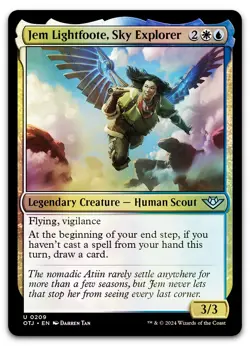 Jem Lightfoote, Sky Explorer #209 (Foil) (NM) Thunder Junction OTJ Magic MTG - Image 1