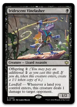 Iridescent Vinelasher #99 (NM) Bloomburrow BLB Magic MTG - Image 1