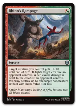 Rhino's Rampage #141 (NM) Spider-Man SPM Magic MTG - Image 1