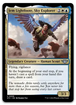 Jem Lightfoote, Sky Explorer #209 (NM) Thunder Junction OTJ Magic MTG - Image 1