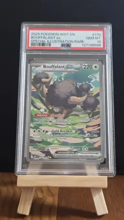 Pokemon TCG Bouffalant EX White Flair SIR PSA 10 - Image 1