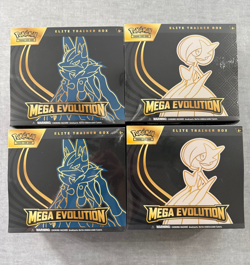 LOT OF 4 Pokemon Mega Evolution Elite Trainer Box ETB Lucario Gardevoir SEALED - Image 1