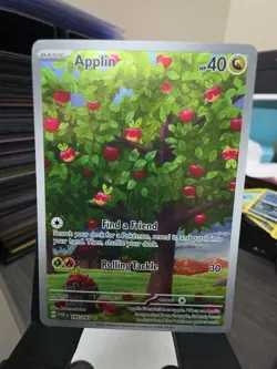 Applin 185/167 Pokemon 2024 Twilight Masquerade Illustration Rare NM - Image 1