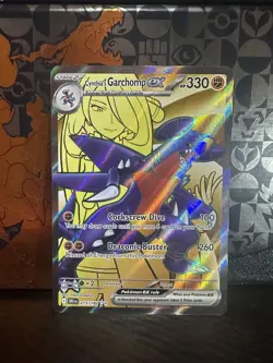 Pokemon TCG - Cynthia's Garchomp ex 215/182 - Destined Rivals - Full Art - Image 1