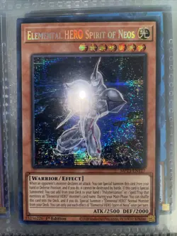 Yugioh Elemental Hero Spirit Of Neos Secret Rare NM 1st Edition - Image 4