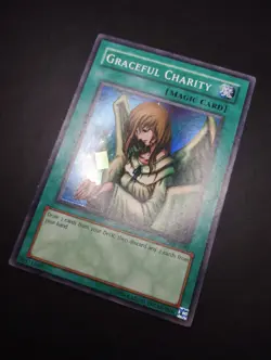 YUGIOH 2002 | GRACEFUL CHARITY | SDP-040 | NORTH AMERICAN PRINT | VG-EX (MP) - Image 3