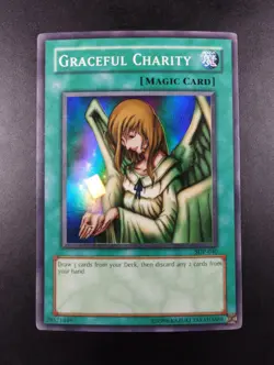 YUGIOH 2002 | GRACEFUL CHARITY | SDP-040 | NORTH AMERICAN PRINT | VG-EX (MP) - Image 5