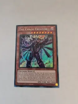 Yugioh - The Chaos Creator - BLCR-EN070 - Secret Rare - 1st Edition - Near Mint - Image 1