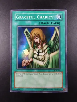 YUGIOH 2002 | GRACEFUL CHARITY | SDP-040 | NORTH AMERICAN PRINT | EXCELLENT - VG - Image 1