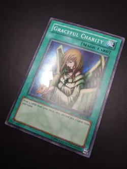 YUGIOH 2002 | GRACEFUL CHARITY | SDP-040 | NORTH AMERICAN PRINT | EXCELLENT - VG - Image 3
