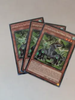 YUGIOH ADVANCED CRYSTAL BEAST EMERALD TORTOISE BLCR-EN012 1ST SECRET X3 - Image 1