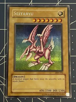 Seiyaryu DDS-004 (Dark Duel Stories) Yugioh Secret Rare HP - Image 1