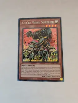 Yugioh! Koa'ki Meiru Supplier - BLCR-EN080 - Secret Rare - 1st Edition Near Mint - Image 1