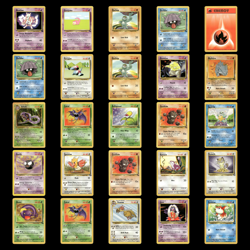 Pokemon Early Edition Lot 25x Cards Meowth MrMime Arbok Goldeen Rattata WOTC NM - Image 1