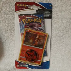 Pokemon TCG Sword & Shield Battle Styles with Charmander Promo Card - Image 1