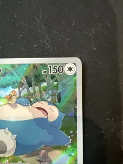 Pokemon TCG Snorlax ETB Promo Scarlet & Violet 151 Black Star Holo Card - Image 3