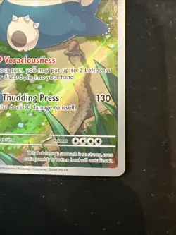 Pokemon TCG Snorlax ETB Promo Scarlet & Violet 151 Black Star Holo Card - Image 4