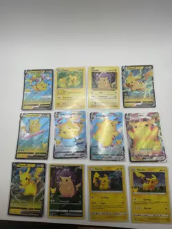 Pokemon Pikachu Lot of 12 cards SM86 SWSH039 Celebrations XY +++ - Image 1