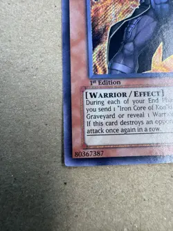 YuGioh Koa'ki Meiru Bergzak TSHD-EN099 (1st Ed.) Secret Rare Card - Image 2