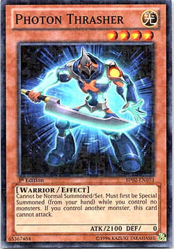 Photon Thrasher BP02-EN103 Yu-Gi-Oh! Card Mosaic Light Play 1st Edition - Image 1