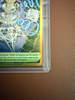 Jamming Tower Gold Pokemon Card Destined Rivals Set Hyper Rare 243/182 NM/M - Image 3