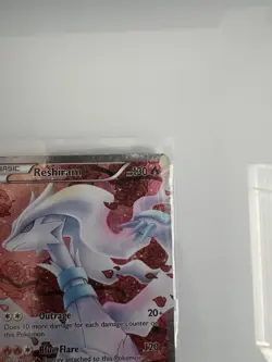 Reshiram Full Art RC22/RC25 Legendary Treasures Holo Card Radiant Collection DMG - Image 2