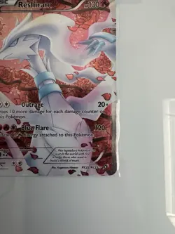 Reshiram Full Art RC22/RC25 Legendary Treasures Holo Card Radiant Collection DMG - Image 5